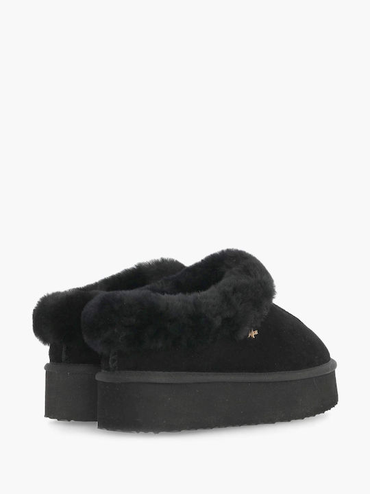 Mexx Winter Women's Slippers in Black color