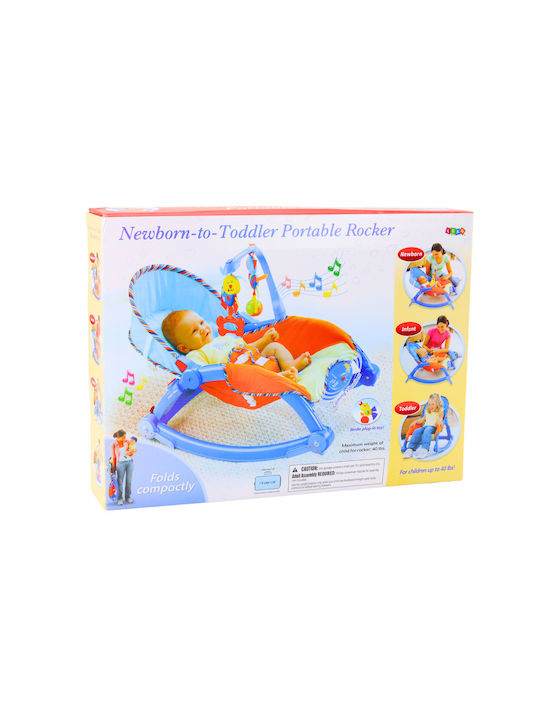 Lean Toys Electric Relax pentru Bebeluși Albastru pentru Copil până la 18kg