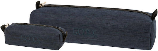 Polo Wallet Pencil Case 1pcs Barrel with 1 Compartment Blue