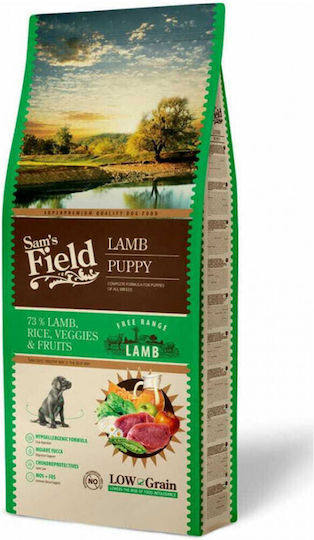 Sam's Field Puppy 2.5kg Ξηρά Τροφή με Λίγα Σιτηρά για Κουτάβια με Αρνί