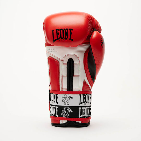 Leone 1947 Mănuși de Box din Piele pentru Competiție Roșii