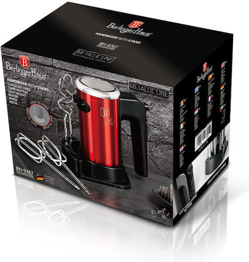 Berlinger Haus Mixer Manual 300W Roșu