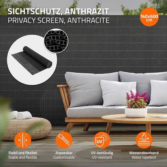 ECD Germany Bamboo Fencing Plastic Double-Sided 1.4x6m 490015646