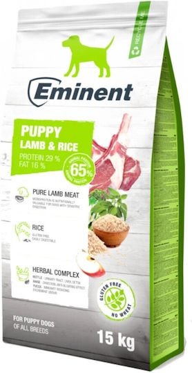 Eminent 15kg Dry Food for Puppies with Lamb
