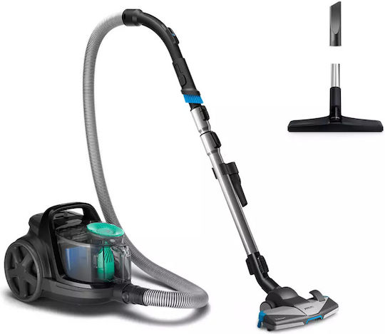 Philips 5000 Series Прахосмукачка 900W С контейнер 1.5лт Черна