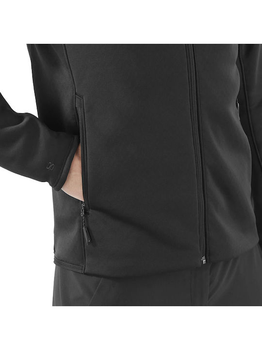 Ανδρική Ζακέτα Fleece Μαύρη
