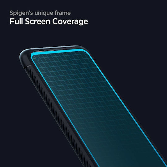 Spigen Alm Glas.tr Slim Fc 2.5D 0.3мм Закалено стъкло 2бр (Galaxy S21 5G)