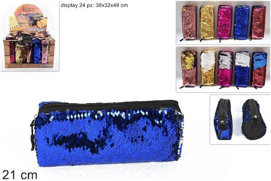 Due esse Pencil Case Barrel Blue