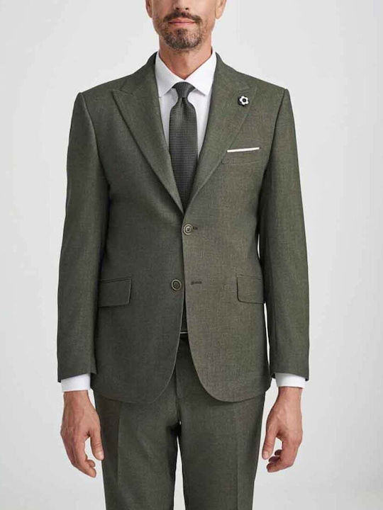 Monte Napoleone Men's Suit Jacket Green