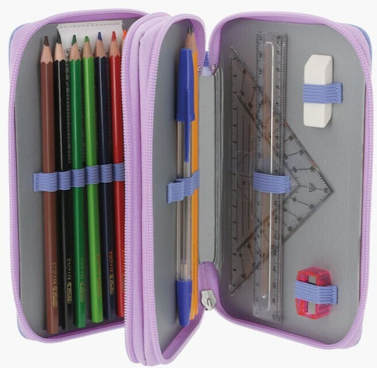 Herlitz Κασετίνα Διπλή Γεμάτη 23pcs Wild Life19 3x11 5x5cm