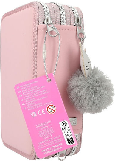 Depesche Federmäppchen mit 3 Fächern Rosa