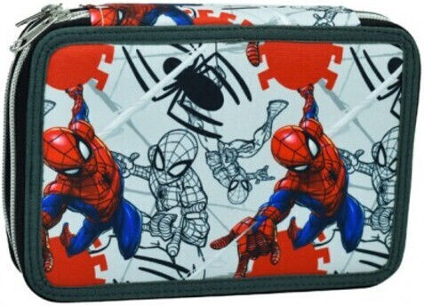 Gim Pencil Case Full with 2 Compartments Black