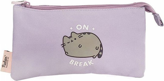 Pusheen On Break Pencil Case with 3 Compartments