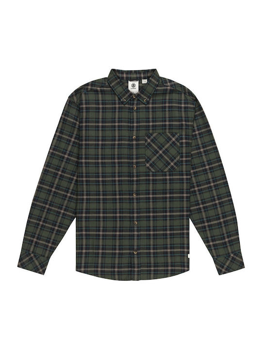 Дълъг ръкав Риза Каре Deep Forest Plaid