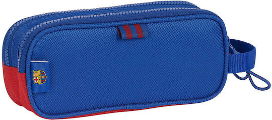 Safta Pencil Case with 2 Compartments Blue