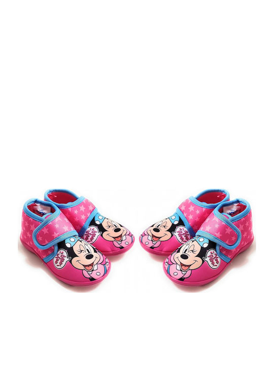 Disney Minnie Mouse Παντόφλες Μποτάκια Ροζ