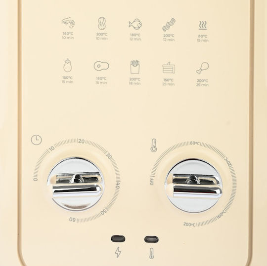 Estia Retro Epoque Air Fryer 5lt Beige