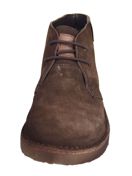 Δερμάτινα Ανδρικά Μποτάκια DK Brown