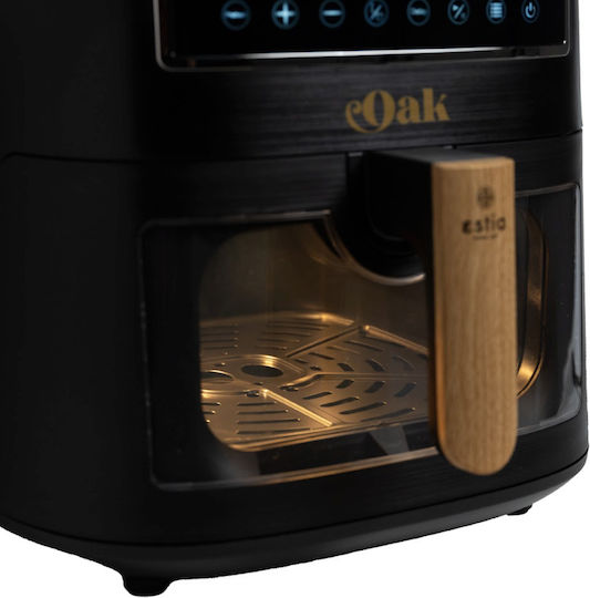 Estia Oak Air Fryer 7.2lt Black