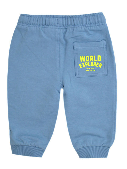 Kids Sweatpants Set Blue/Light Blue 2pcs