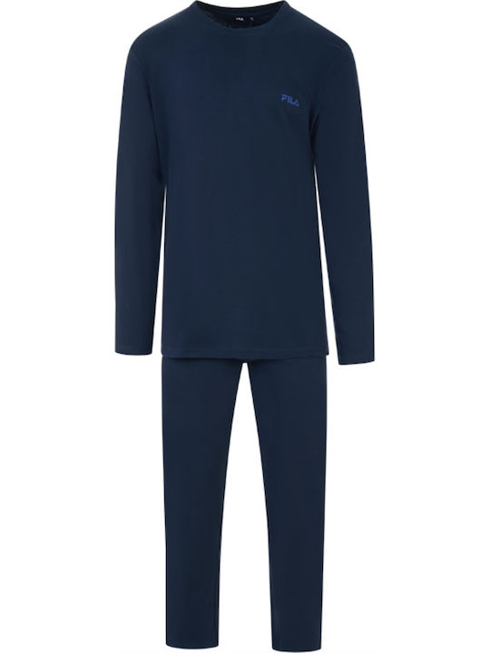 FILA Χειμερινή Ανδρική Πιτζάμα Navy