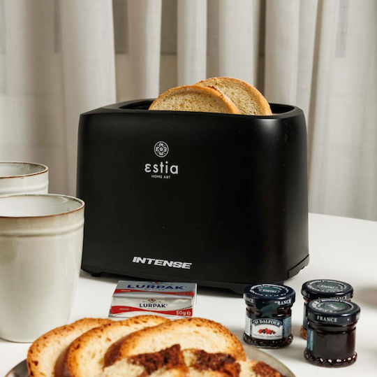 Estia Intense Prăjitor de pâine 2 sloturi 700W Mat Întunecat