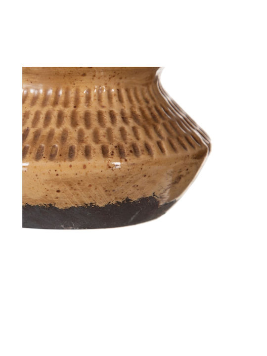 BigBuy Decorative Vase Brown 15x9x15cm