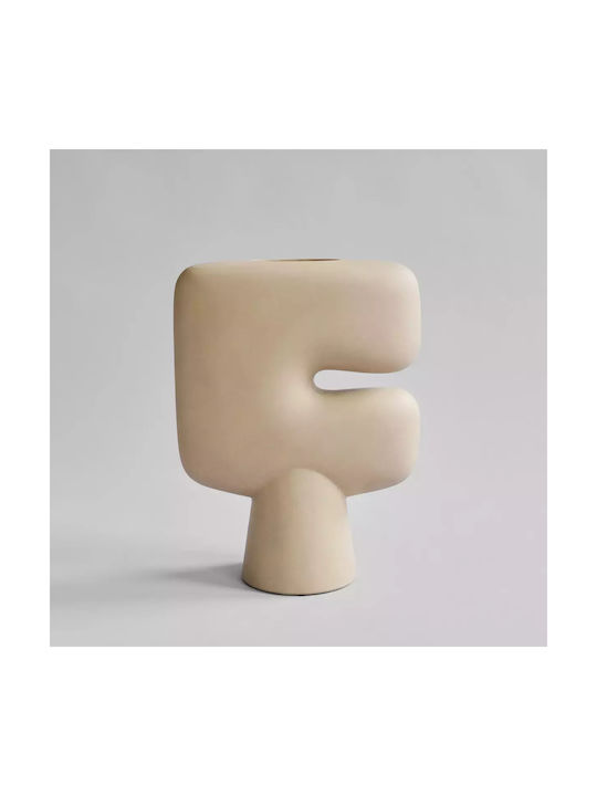 101 Copenhagen Decorative Vase Beige 34x14x45cm