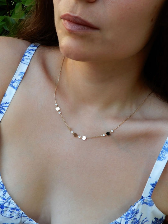 Art d or Комплект с Колие от Злато 14K с Камъни