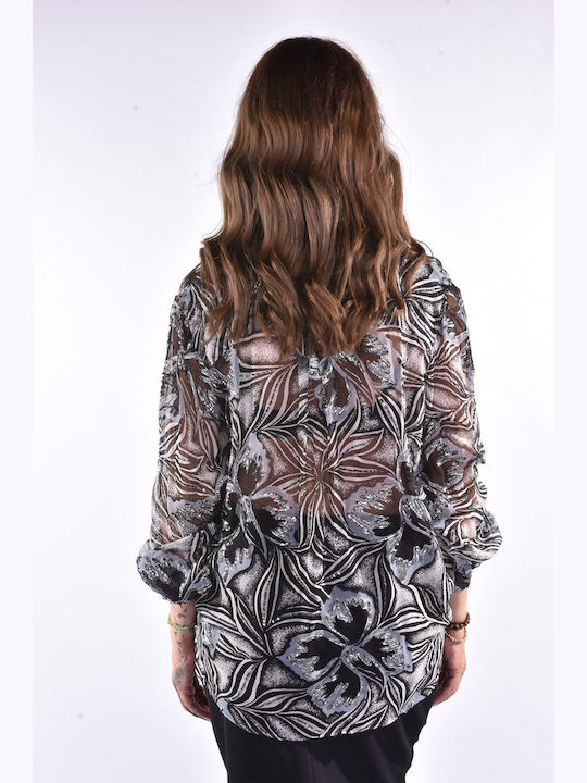 Women's Blouse Long Sleeve Black