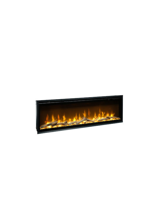 Dimplex Ignite Wall Mounted Electric Fireplace 1800W 156x42cm Black