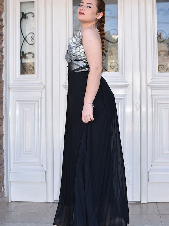 Rochie Maxi Pentru Nuntă Botez Neagră