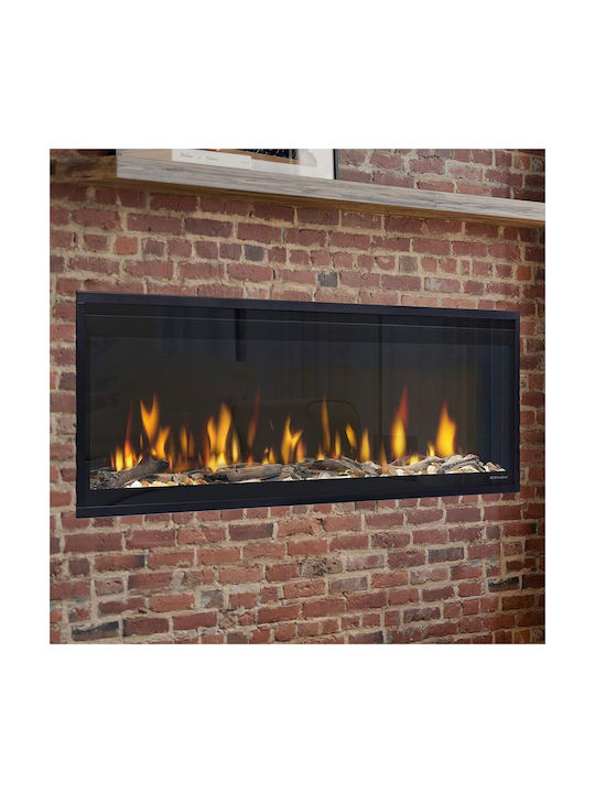 Dimplex Ignite Wall Mounted Electric Fireplace 1800W 156x42cm Black