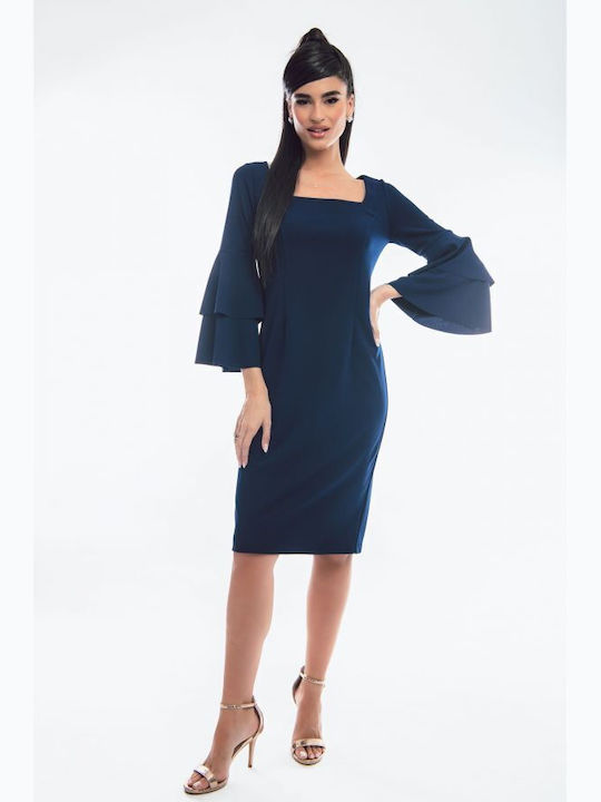 BelleFille Dress All Day Navy Blue