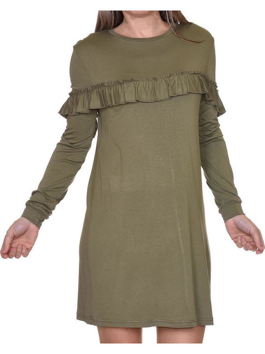 Rochie Mini Kaki