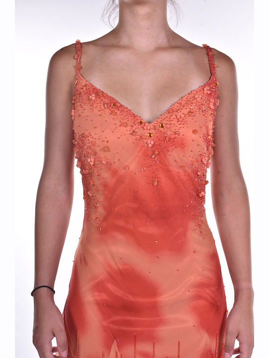 Sommer Damenkleid Koralle 2093-1004-KORALLE