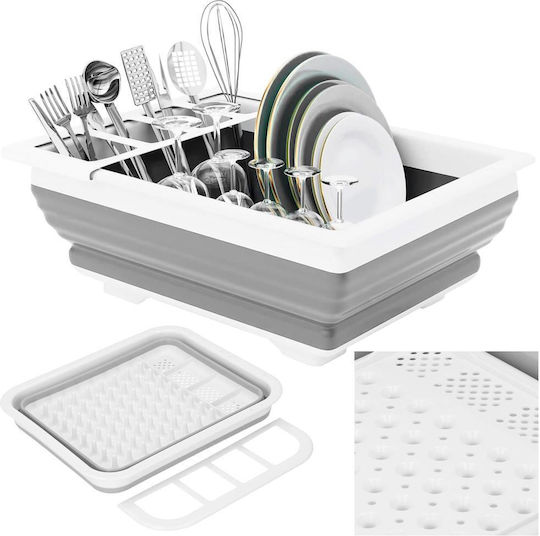 Silicone White Sink Strainer 36x31x12cm