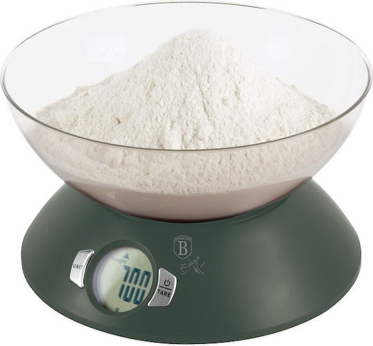Berlinger Haus Ψηφιακή Ζυγαριά Κουζίνας με Κάδο έως 5kg Πράσινη