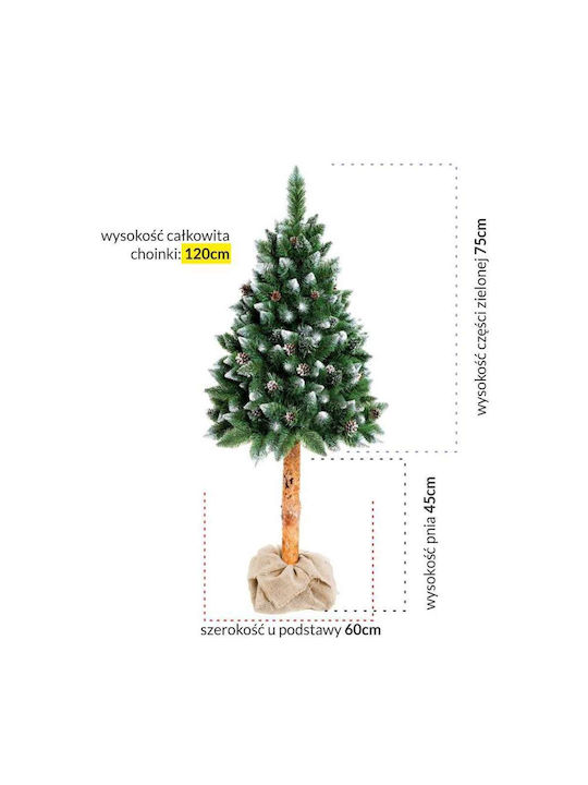 Brazi De Crăciun Nins Înălțime 118cm Maro