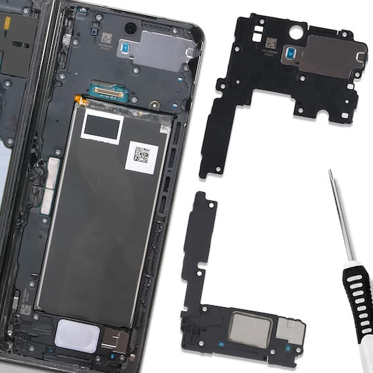 Clappio Externer Lautsprecher Interner Ohrhörer Samsung Galaxy Z Fold 4 Schwarz