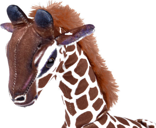 Jokomisiada Plush Giraffe Realistic Mascot Giraffe 30 cm