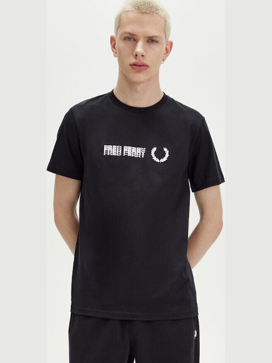 Fred Perry T-shirt Black M8593-102 | Skroutz.gr