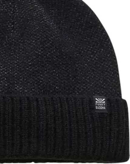 Beanie Beanie Knitted in Black color