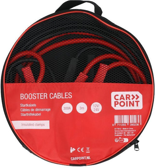 Cabluri de pornire baterie auto Carpoint 300A Cleme 0177812