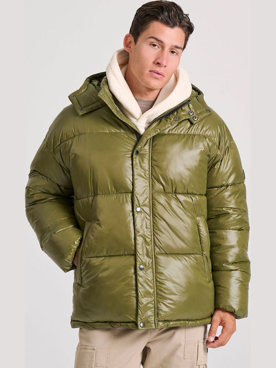 Winter Jacket Puffer Green