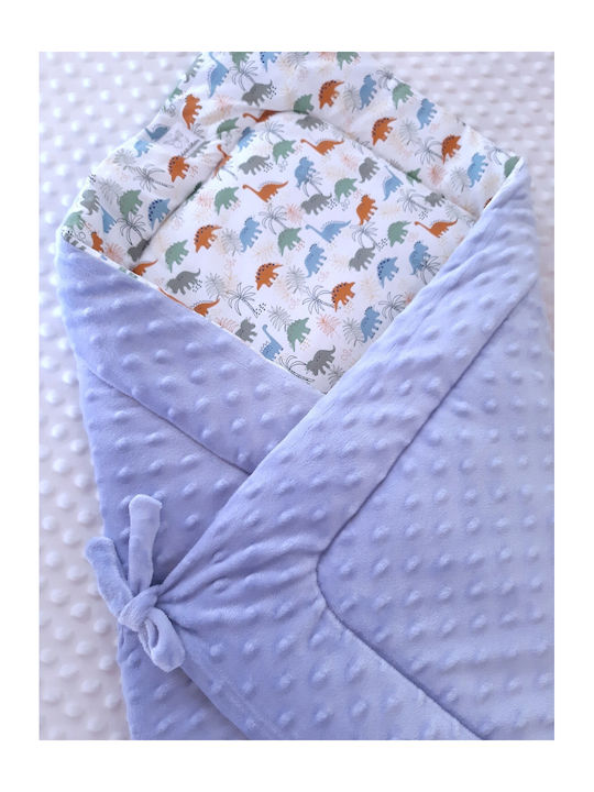 BabyValia Blanket Nursery Swaddling Blankets Light Blue Light Blue 75x75cm