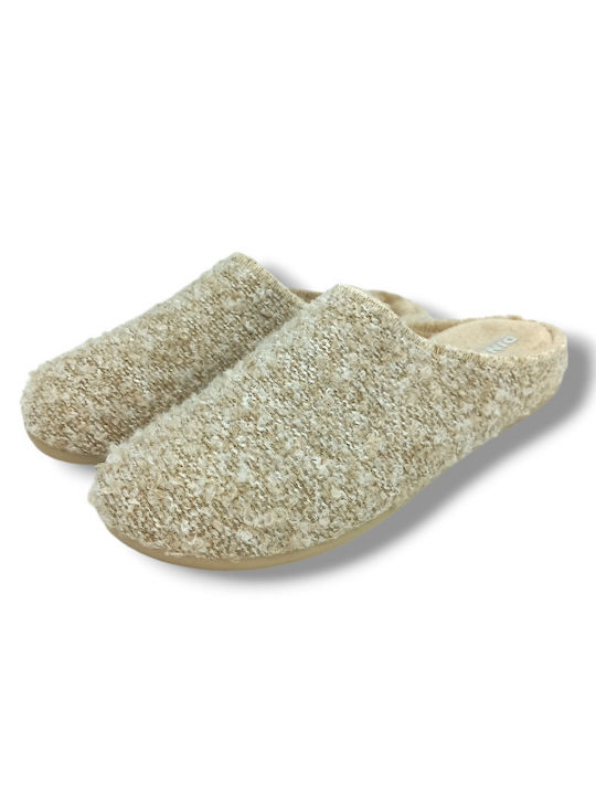 Winter Women's Slippers Beige