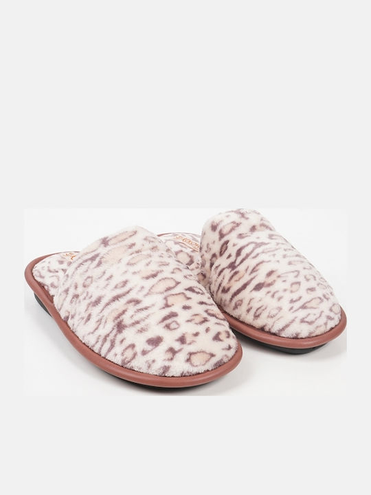 Winter Women's Slippers Beige