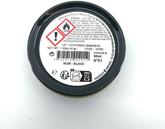 Saphir Pâte De Luxe 50 ml Schwarz 01 Schuhpolierpaste Farbton Schwarz 01