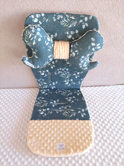 BabyValia Stroller Seat Liner Double Sided 35x85cm Green